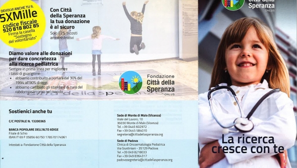 Aiutiamo la ricerca pediatrica